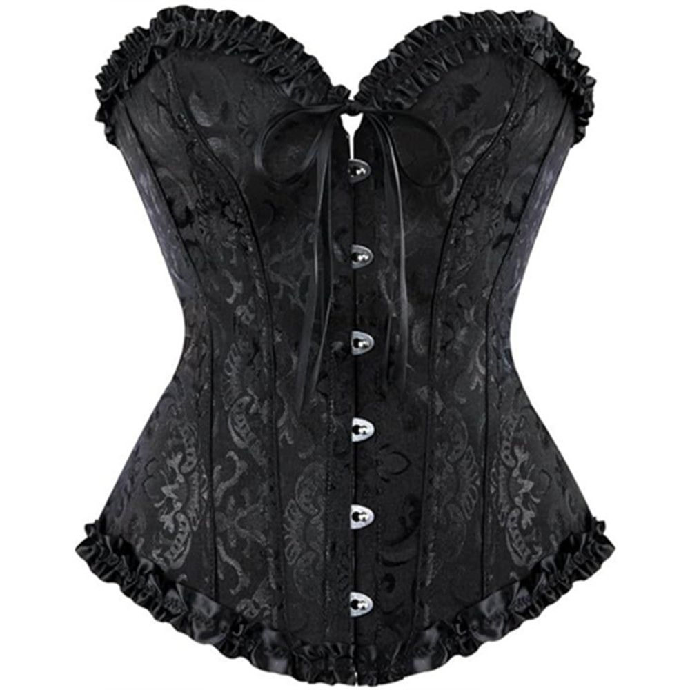 Women'S Fashion Victorian - Espartilho superior plus size feminino bustier