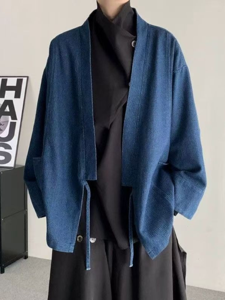 Women'S Fashion Denim Jacket - Vintage estilo japonês denim casaco das