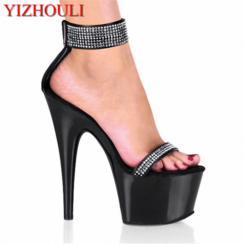 Women Fashion Model - Modelos sexy 15cm sandálias de salto