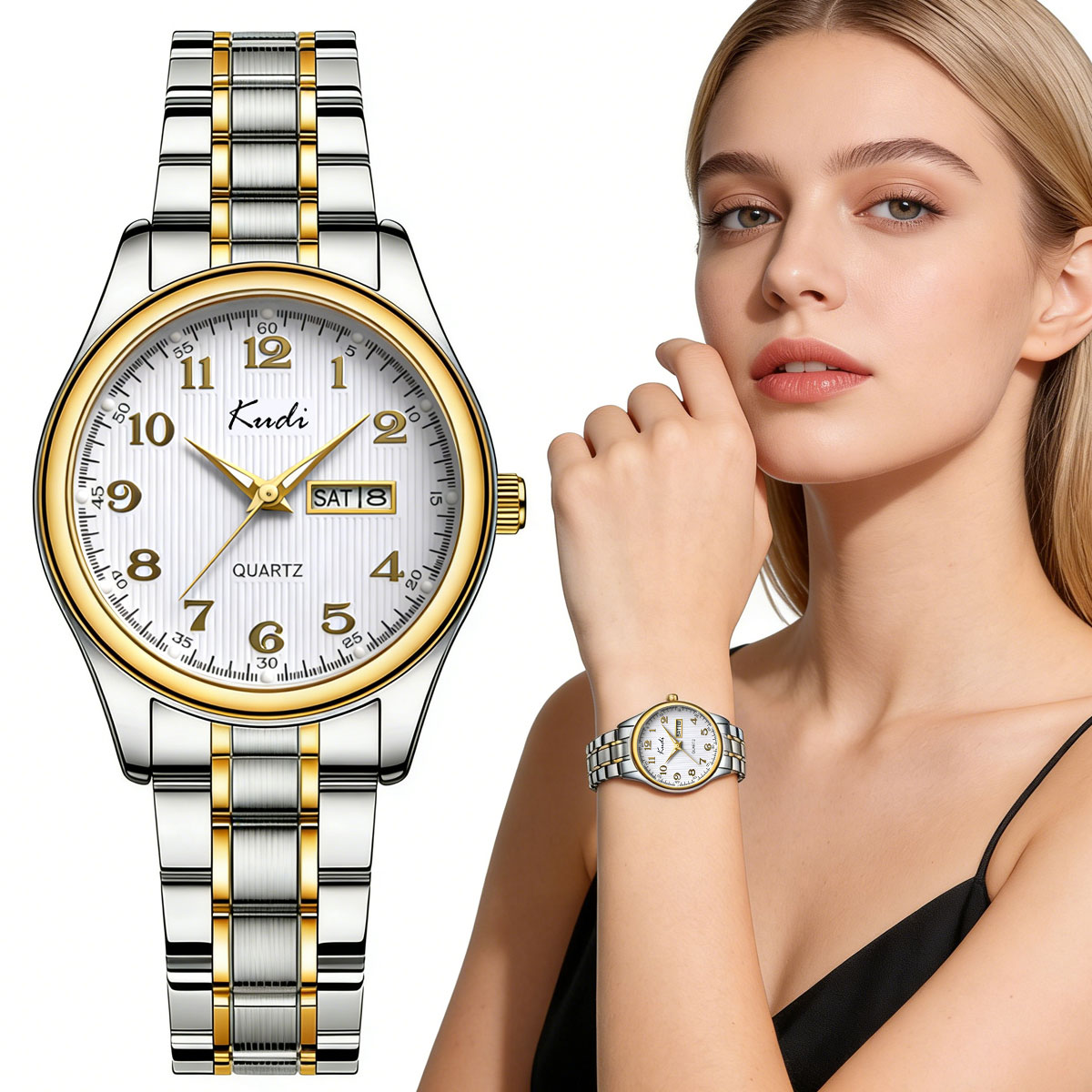 Women'S Fashion Digital Watch - Relógio Feminino de Negócios Moderno com