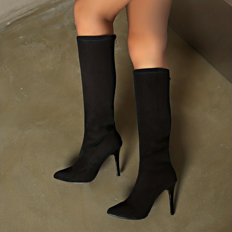 Botas da moda feminina 	 Dedo  - Women'S Fashion Knee High Boots avaliação e preço