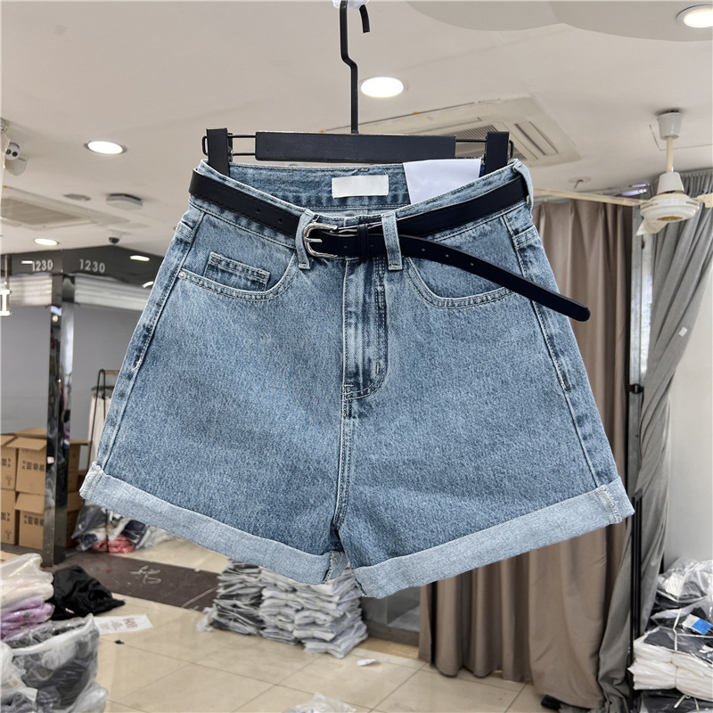 Shorts Jeans Feminino de Verão - Denim Shorts Women avaliação e preço