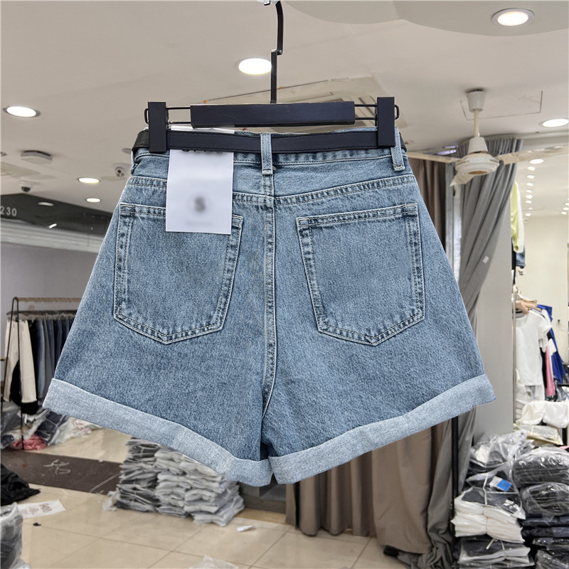 Shorts Jeans Feminino de Verão - Denim Shorts Women avaliação e preço