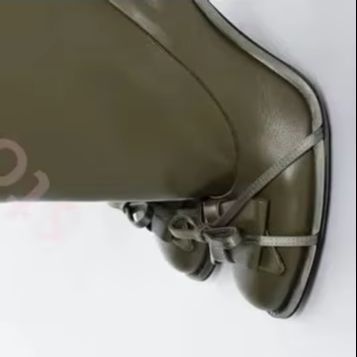 Botas de Cano Alto Verdes com  - Women Fashion Model avaliação e preço