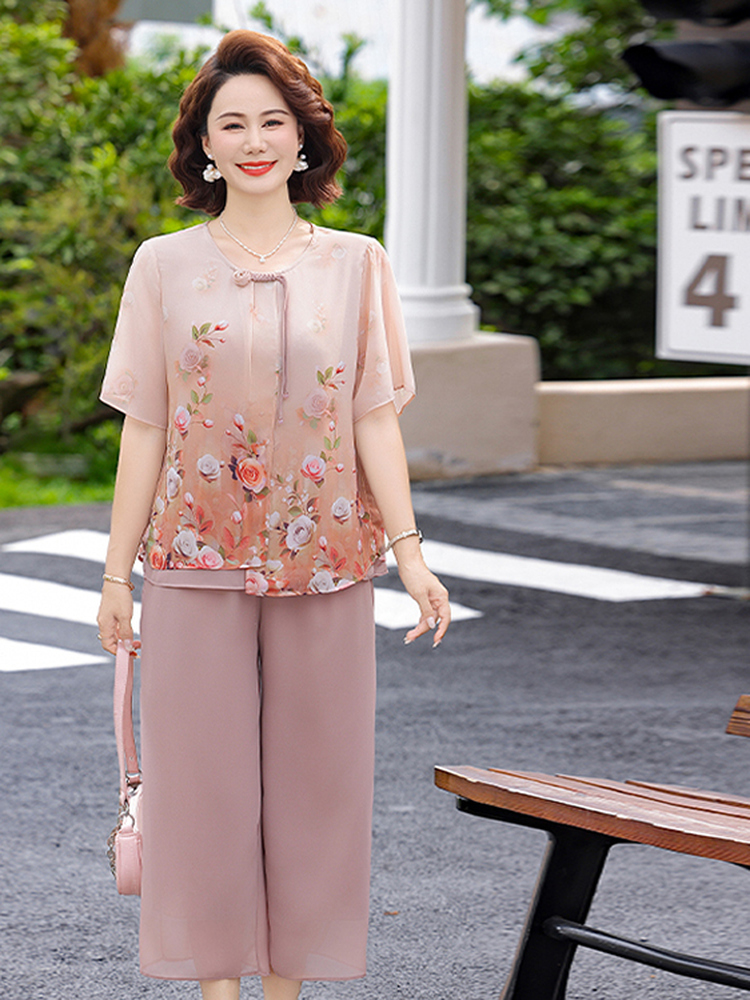Conjunto de Calças Largas para - Women Fashion Over 60 avaliação e preço