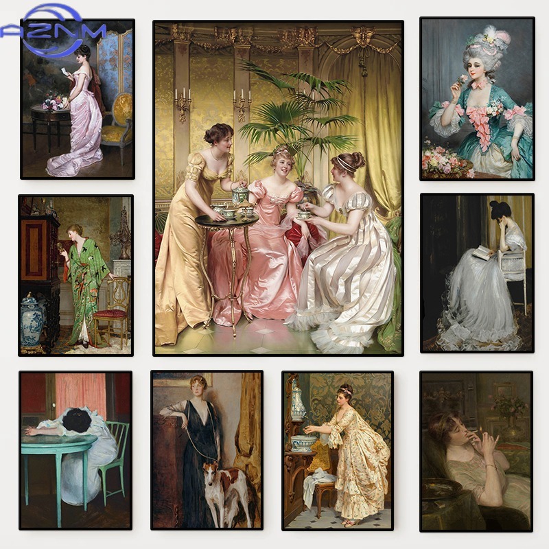 Pôster de Retrato Feminino da  - Women'S Fashion Victorian avaliação e preço