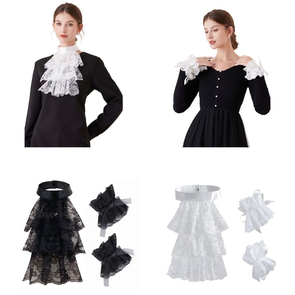 Gola Jabot de Renda Vitoriana  - Women'S Fashion Victorian avaliação e preço
