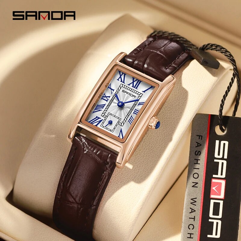 SANDA-relógio de pulso analógi - Women'S Fashion Digital Watch avaliação e preço