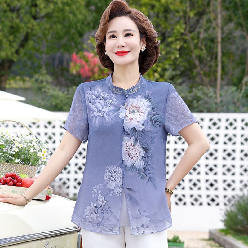 Conjunto Elegante de Camisa de - Women Fashion Over 60 avaliação e preço