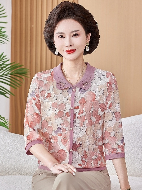 Camiseta de Malha Estampada El - Women Fashion Over 60 avaliação e preço