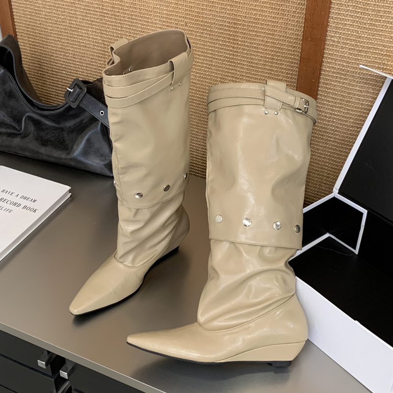Eilyken Nova Moda Botas Femini - Women'S Fashion Knee High Boots avaliação e preço