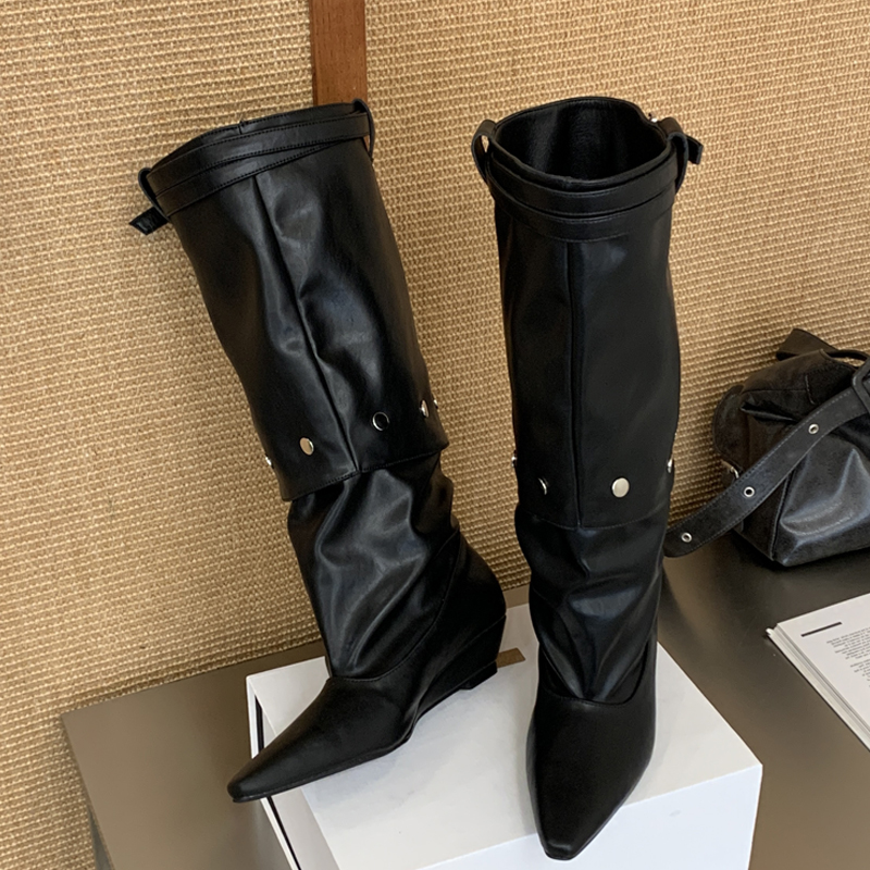 Eilyken Nova Moda Botas Femini - Women'S Fashion Knee High Boots avaliação e preço
