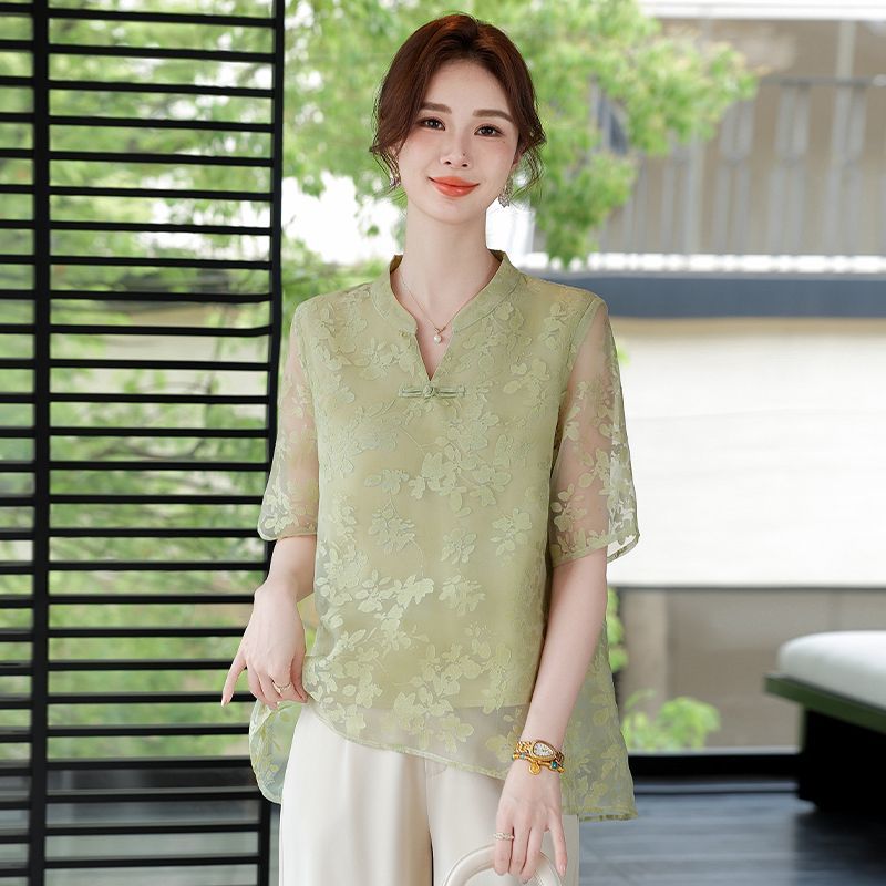 Camiseta de Verão Solta e Eleg - Women Fashion Over 60 avaliação e preço