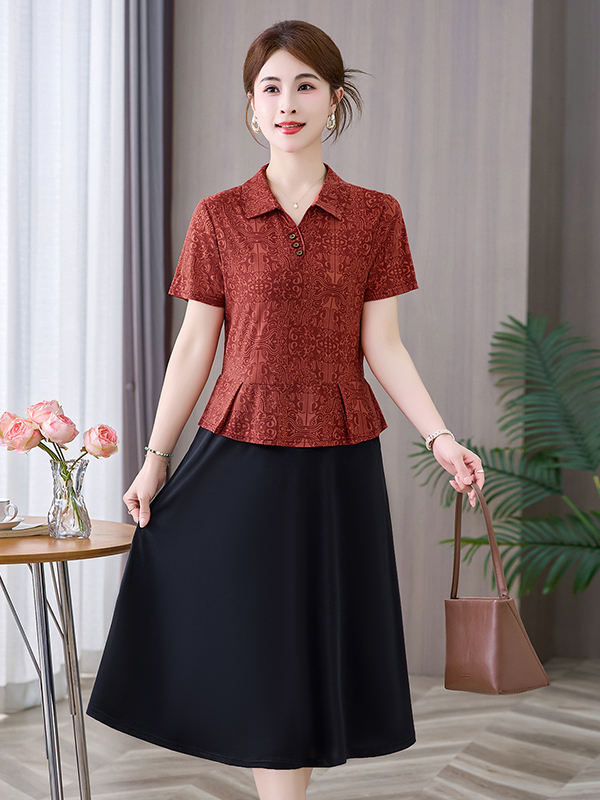 Vestido Midi Elegante e Estili - Women Fashion Over 60 avaliação e preço