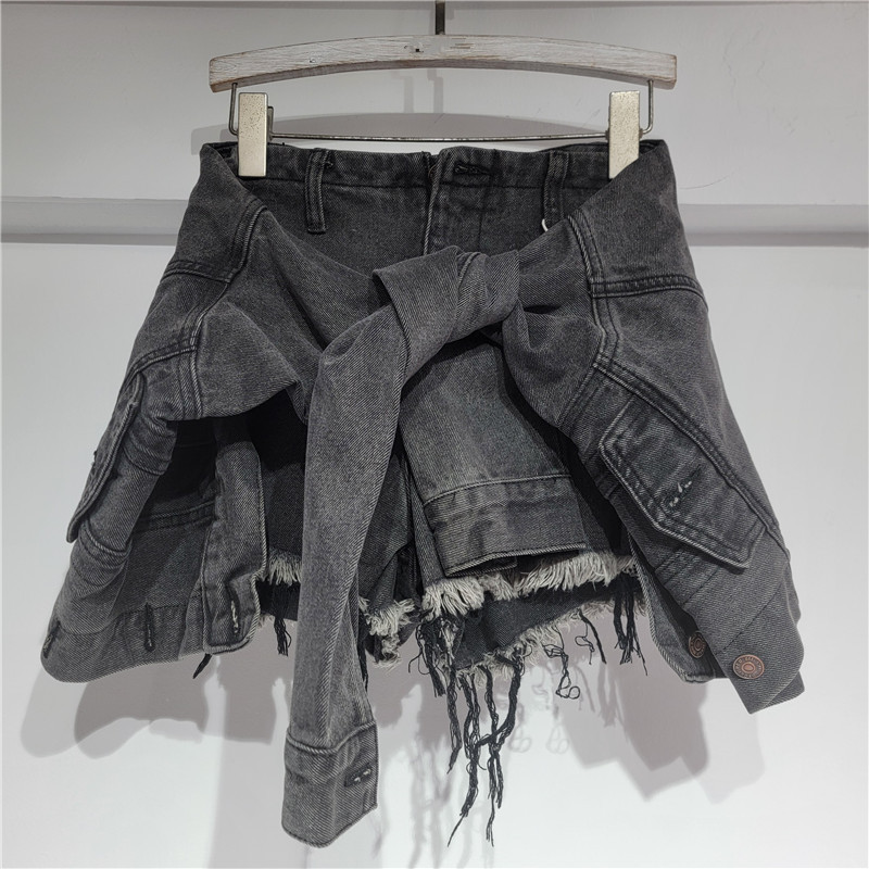 Shorts Jeans Feminino Vintage  - Denim Shorts Women avaliação e preço