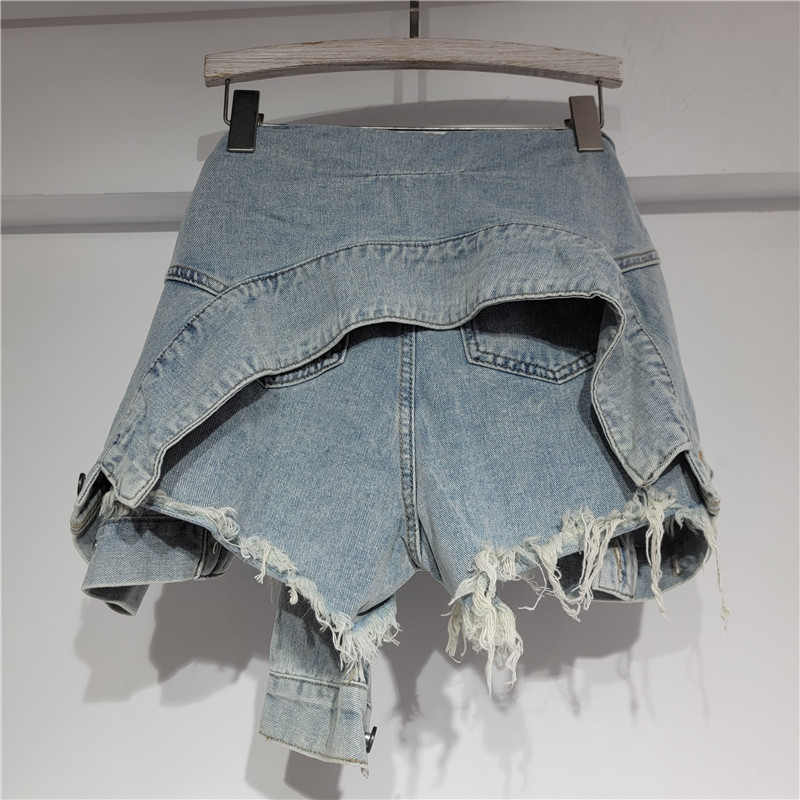 Shorts Jeans Feminino Vintage  - Denim Shorts Women avaliação e preço