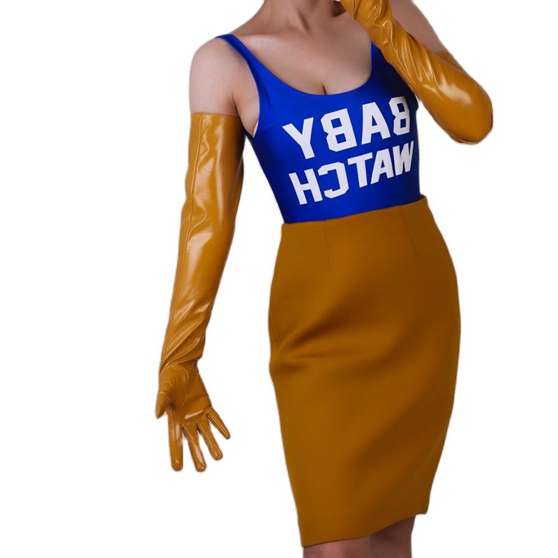 Luvas extra longas de couro en - Women Fashion Over 60 avaliação e preço