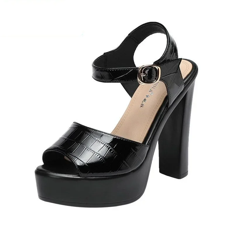 10cm 13cm moda sandálias de co - Women Fashion Model avaliação e preço