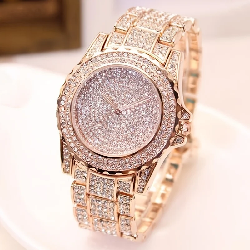 Moda cristal completo aço femi - Women'S Fashion Digital Watch avaliação e preço