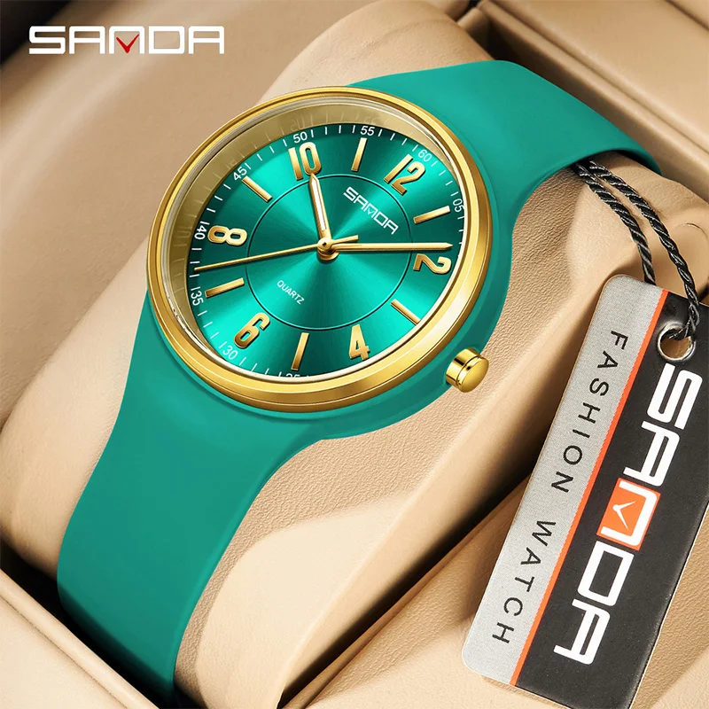 SANDA Moda Feminina Relógio de - Women'S Fashion Digital Watch avaliação e preço