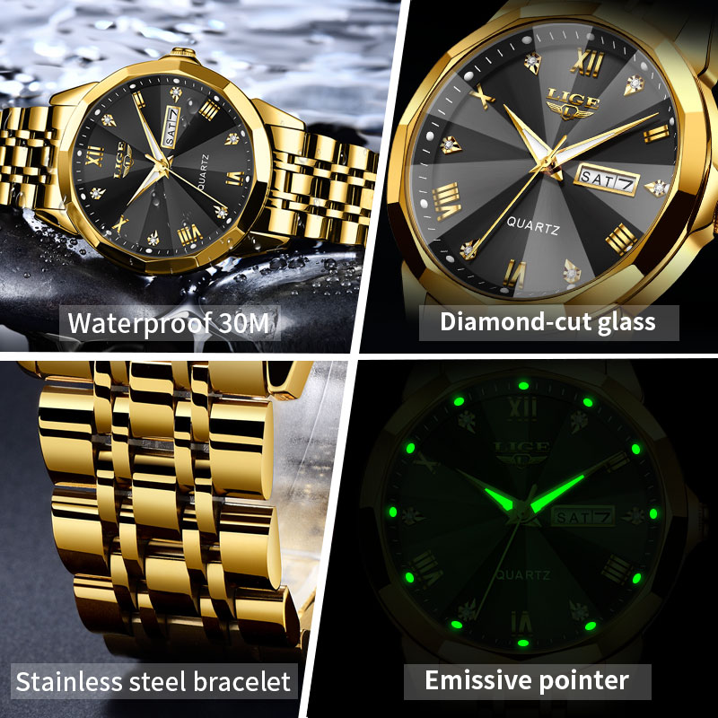 Relógios de Luxo da Marca LIGE - Women'S Fashion Digital Watch avaliação e preço