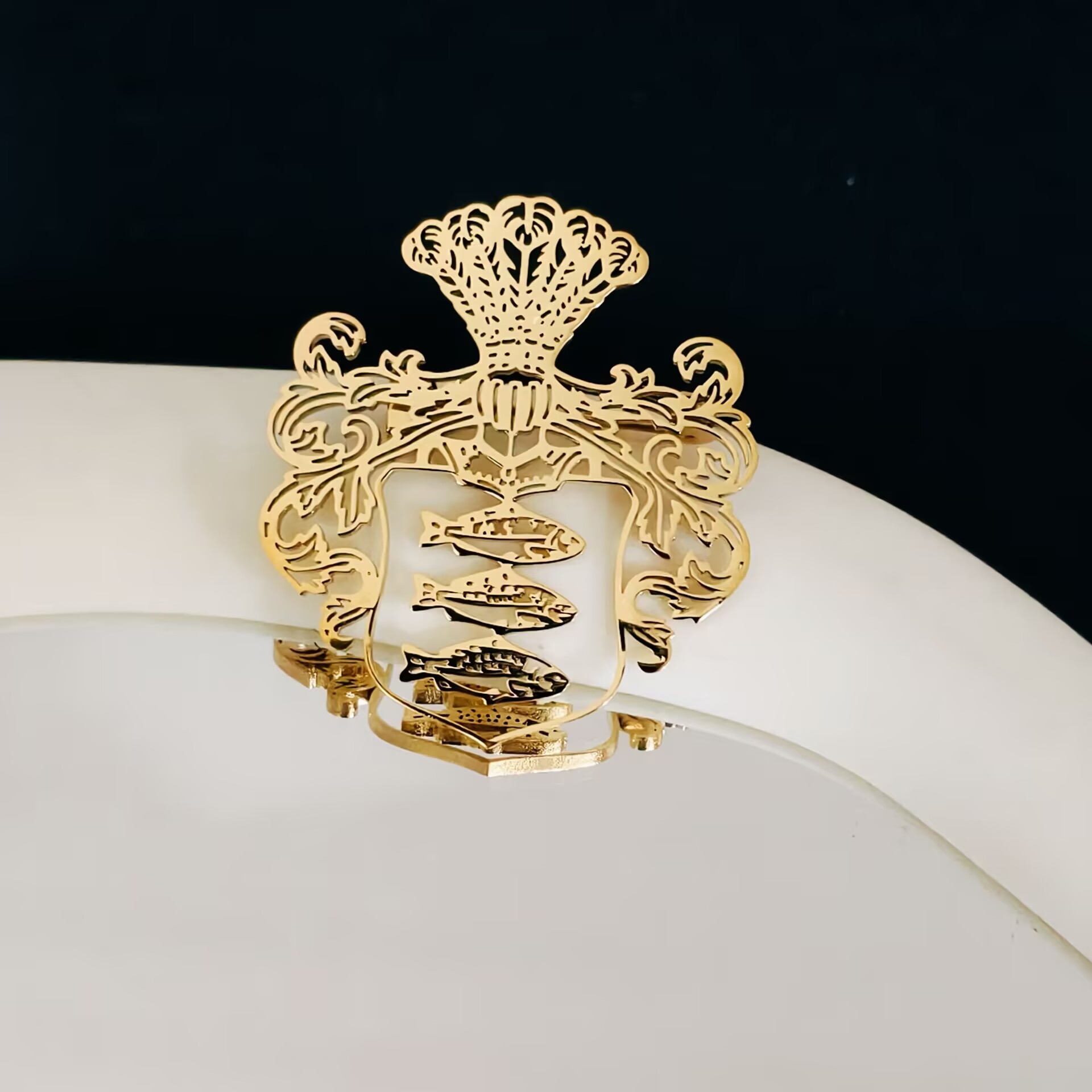 Broche de aço inoxidável perso - Women Fashion Fun avaliação e preço