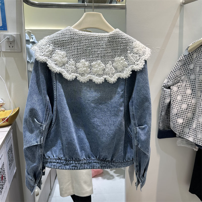 Mulheres primavera outono novo - Women'S Fashion Denim Jacket avaliação e preço