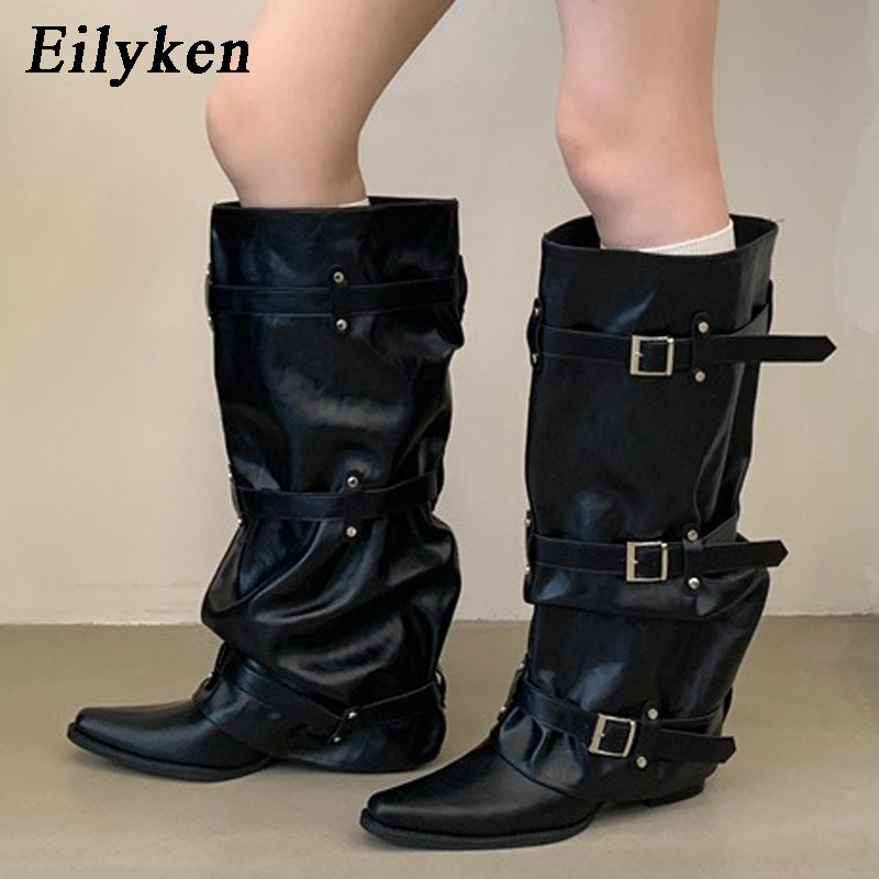 Botas Femininas Eilyken Fashio - Women'S Fashion Knee High Boots avaliação e preço
