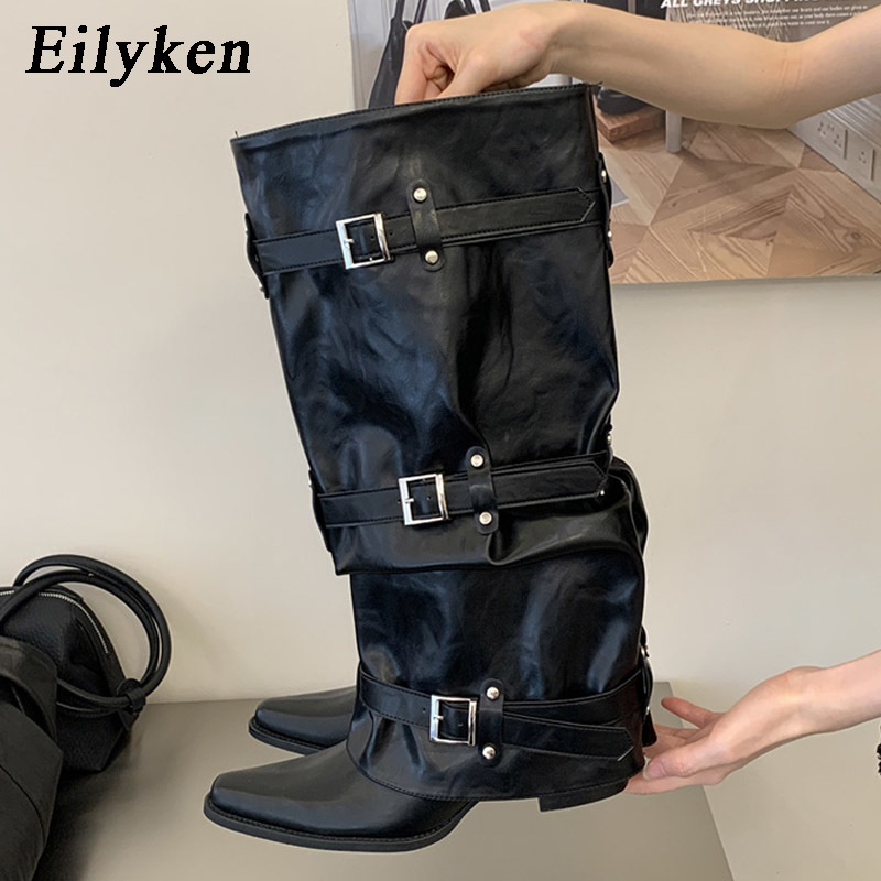 Botas Femininas Eilyken Fashio - Women'S Fashion Knee High Boots avaliação e preço