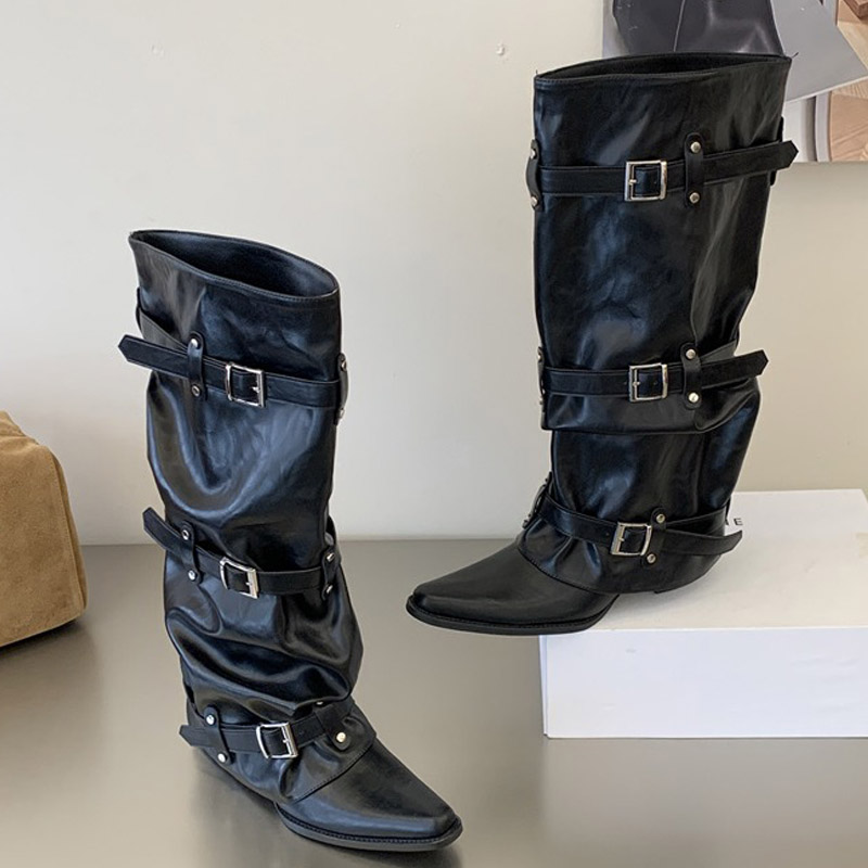 Botas Femininas Eilyken Fashio - Women'S Fashion Knee High Boots avaliação e preço